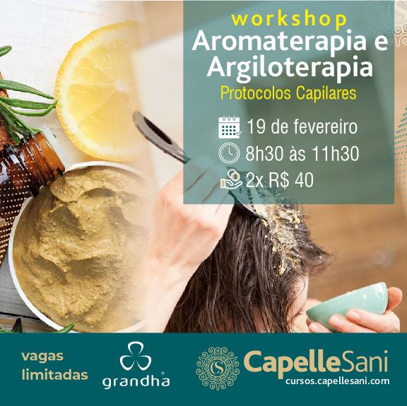 Aromaterapia e argiloterapia